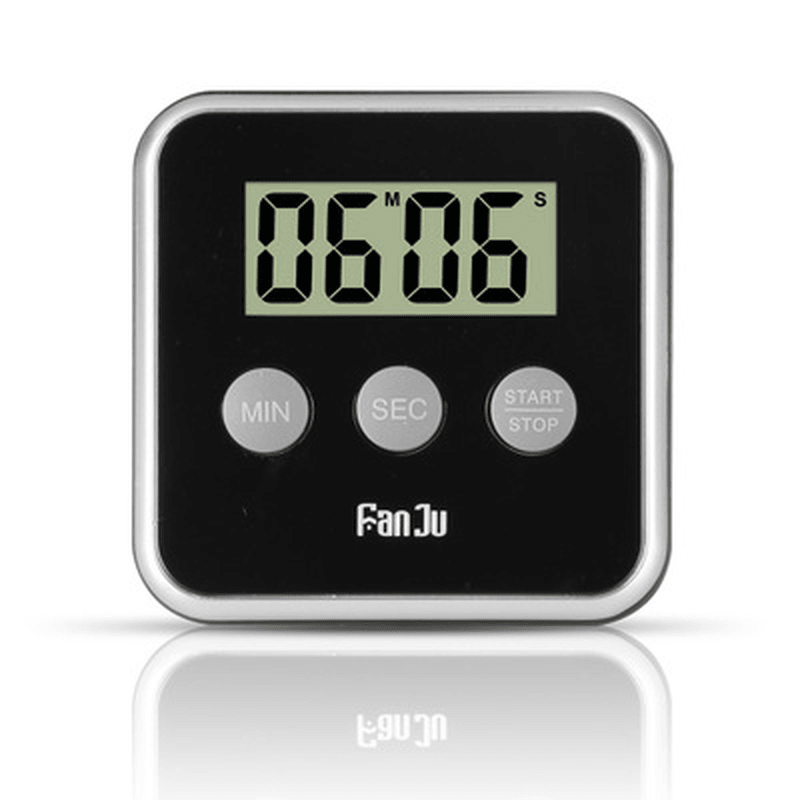 Fanju FJ231 Digital Timer Countdown Magnetic Large Display Loud Alarm Mini Back Stand Cooking Timer - MRSLM