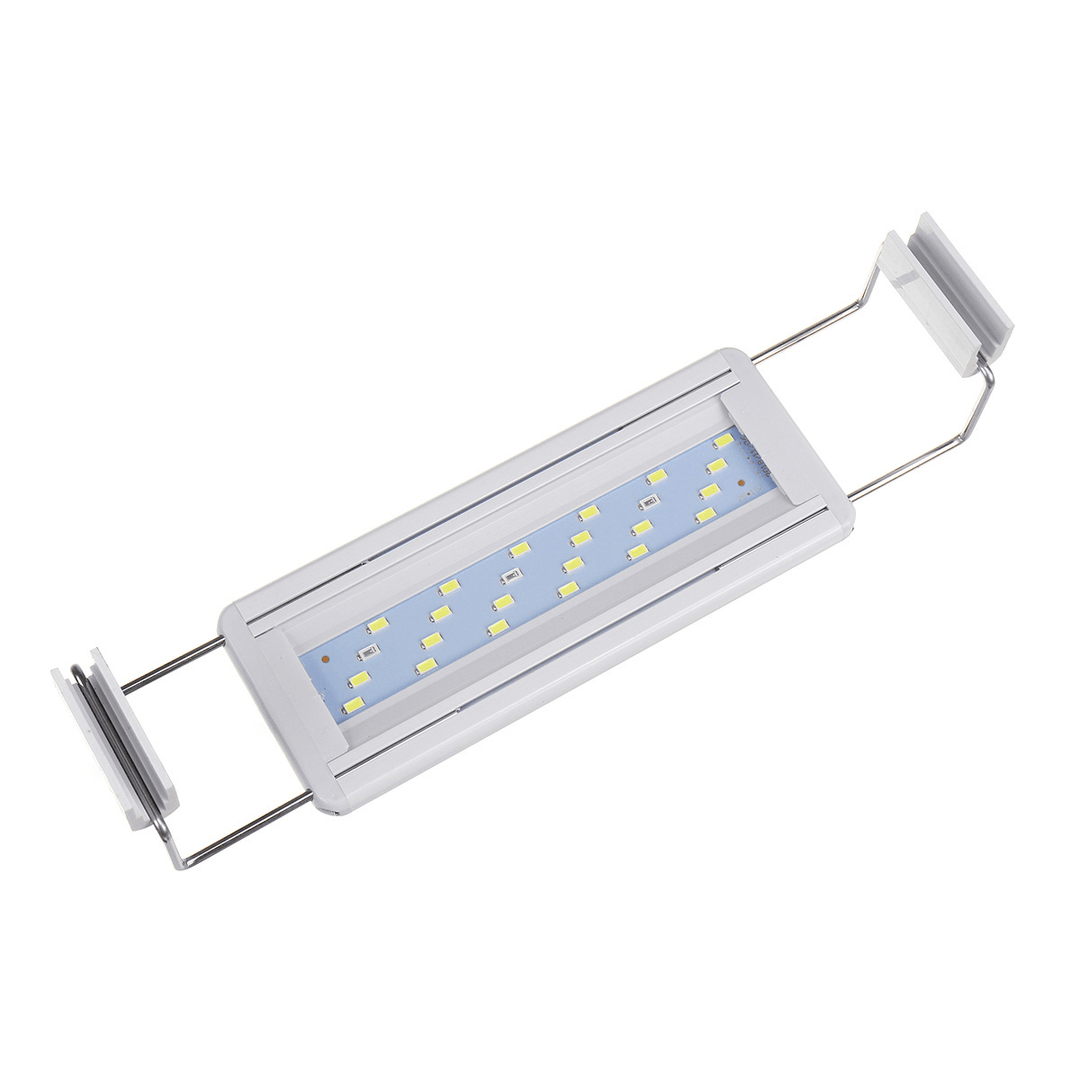 5W LED Fish Tank Light 20CM Aquarium Bracket Clip Light Aquarium Lighting Extendable Aquatic Plant Light for 20-30Cm Fish Tank - MRSLM