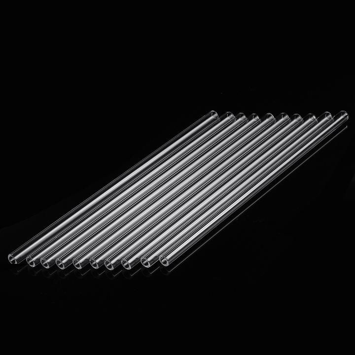 10Pcs 200Mm OD 7Mm 1.5Mm Thick Wall Borosilicate Glass Blowing Tube - MRSLM