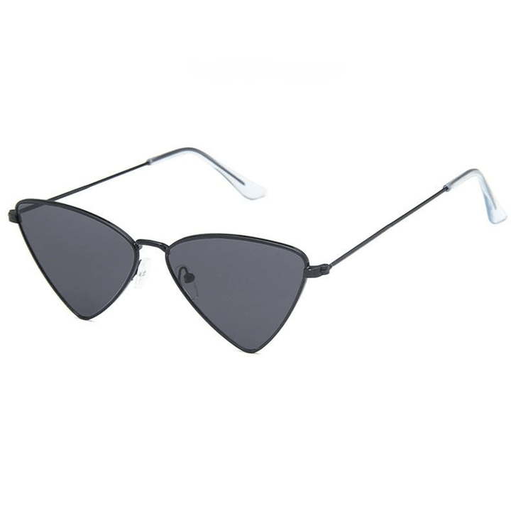 Triangle Metal Cat Eye Sunglasses - MRSLM