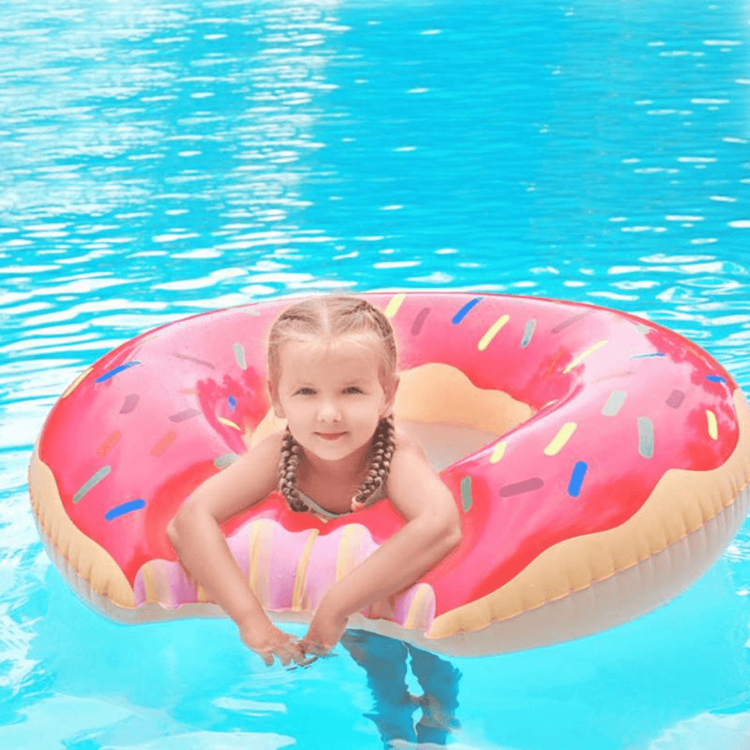 60-120 CM Adult Kids Thicken PVC Inflatable Swimming Ring Safe Pool Float Cute Swimming Circle for Summer Water Sport - MRSLM