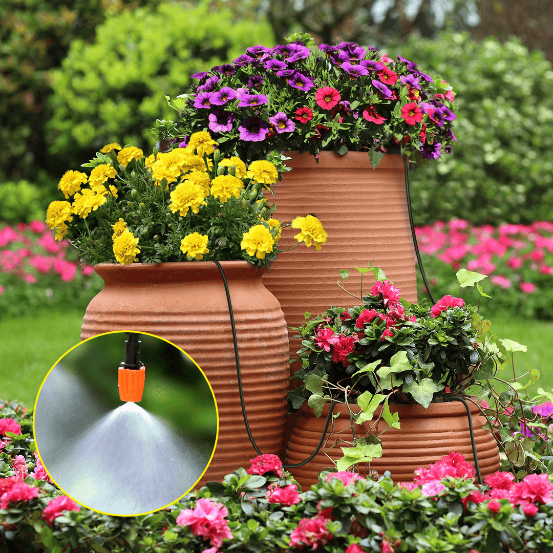 Micro Irrigation Drip System Watering Drip Irrigation DIY Irrigation Reducing Tee Orange Spray Nozzles Spray Nozzles Irrigation Kits - MRSLM