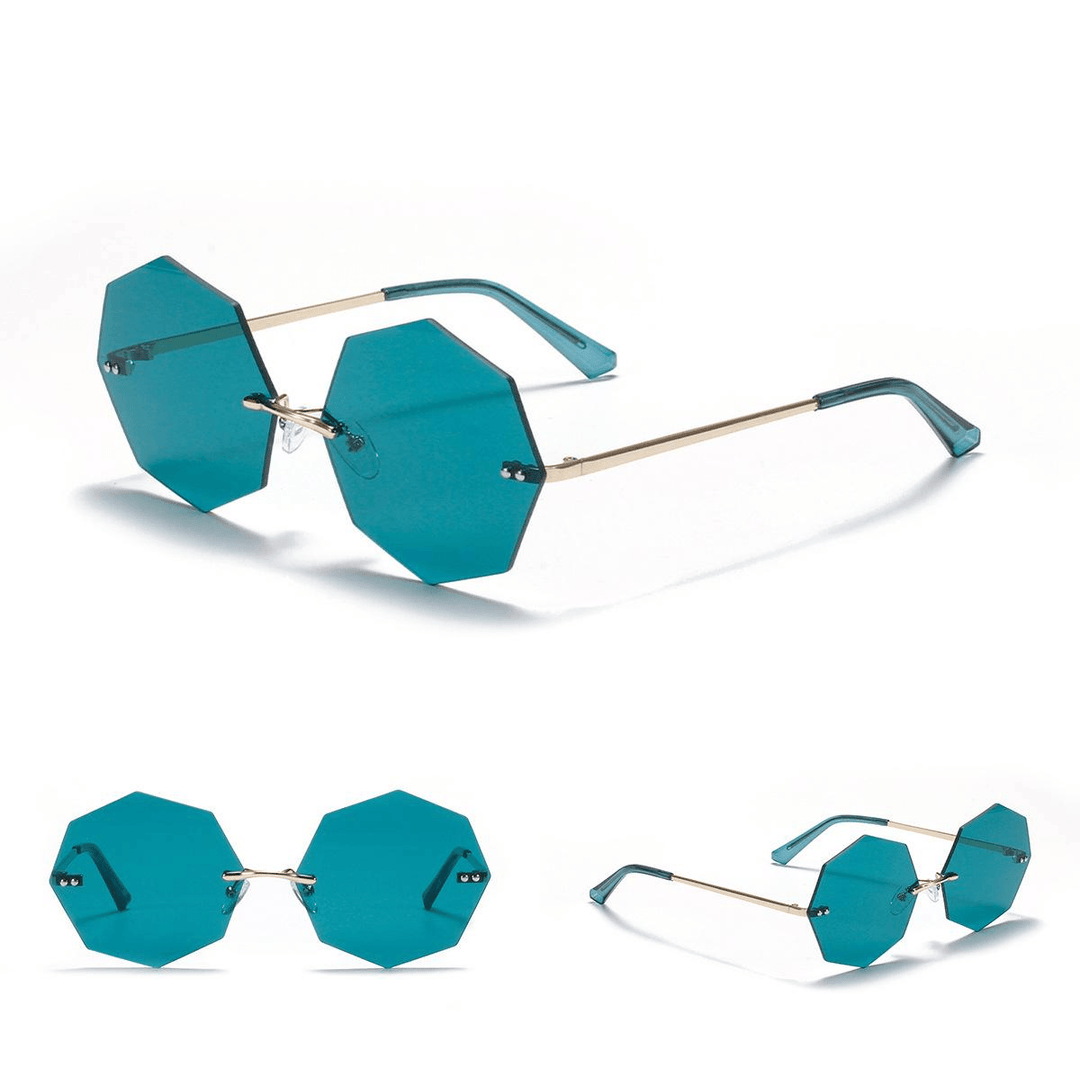 Women'S Polygonal Frameless Sunglasses - MRSLM