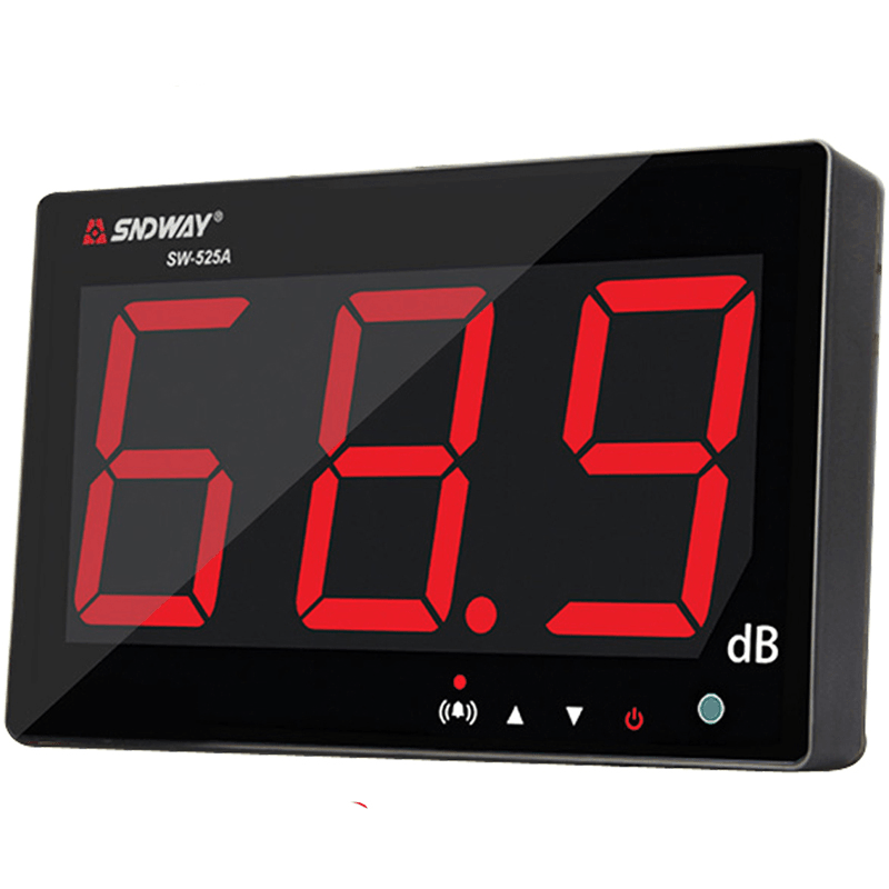 SNDWAY SW-525A Digital Sound Level Meter Noise Decibel Meter 30~130Db Large Screen Display - MRSLM