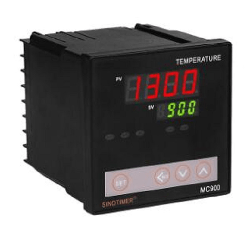 MC900 K Thermocouple PT100 Universal Input Digital PID Temperature Controller Regulator Relay Output for Heating or Cooling with Alarm - MRSLM