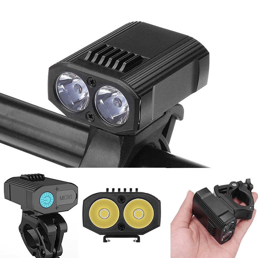 XANES DL14 Cycling Bike Bicycle M365 Electric Scooter Motorcycle E-Bike Front Light Headlamp - MRSLM