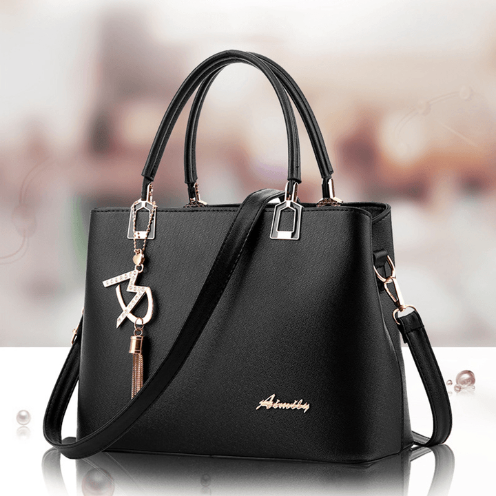 New Arrival Womens Bag Tote Bag Handbag Female Korean Sweet Tassels Lady Fashion Handbag Crossbody Shoulder Handbag - MRSLM