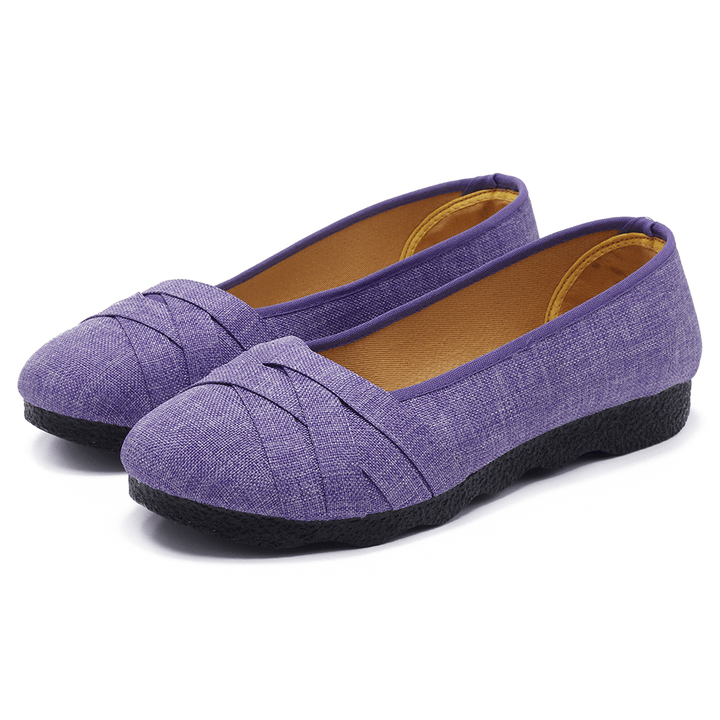 Large Size Soft Sole Flats Loafers for Women - MRSLM