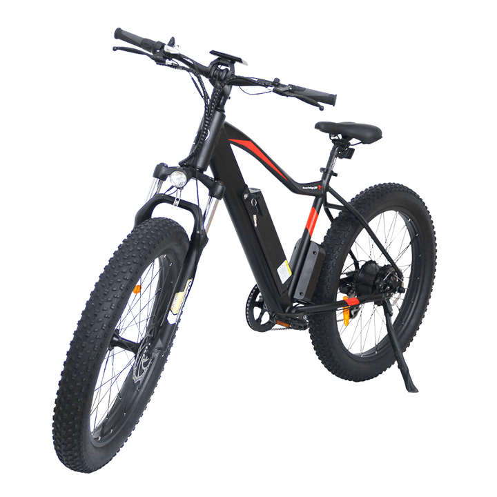 [US DIRECT] AOSTIRMOTOR S07-2 Electric Bike 26Inch 750W 48V 10.4Ah 45Km/H Max Speed 30Km Mileage 120Kg Max Load Mountain Fat Tire Electric Bicycle - MRSLM