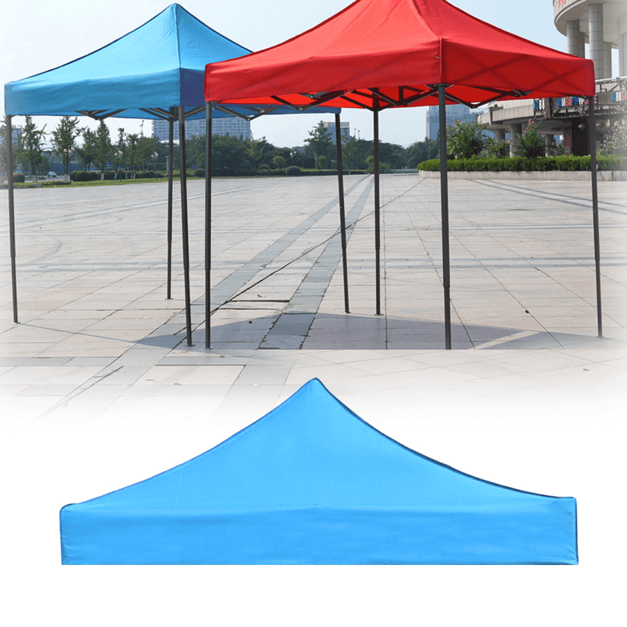 3X3M 420D Oxford Camping Tent Top Cover Awning Top Cover Waterproof UV Protection Garden Patio Tent Sunshade Canopy - MRSLM