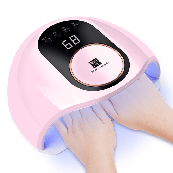 Nail Lamp Nail Dryer LED Screen Motion Sensing Timed Mode Nail Salon Tool Manicure Pedicure Equipment - MRSLM