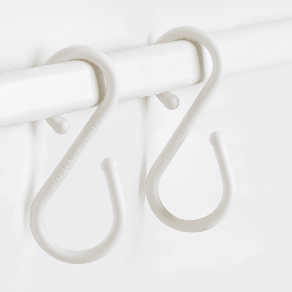 U 10Pcs S Shape Double Hooks White Clothes Hanger for Bathroom Kitchen Bedroom from Xiaomi Youpin - MRSLM