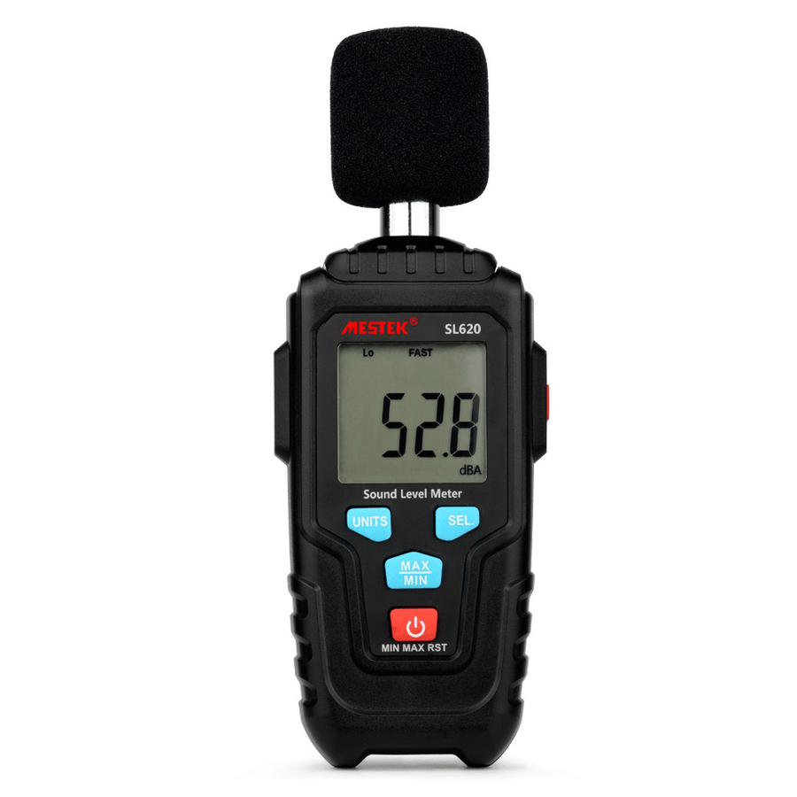 MESTEK SL620 Decibel Meter Audio Level Meter Logger 30-135Db Noise Measurement Sound Level Meter Detector Diagnostic Tool - MRSLM