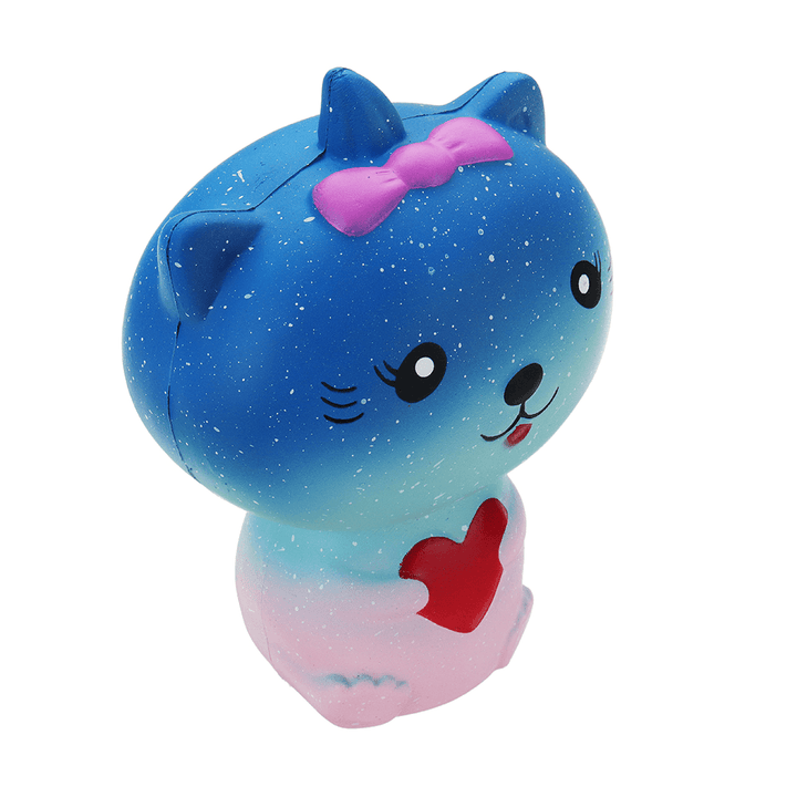 Galaxy Cat Squishy 13*9*7CM Slow Rising with Packaging Collection Gift Soft Toy - MRSLM