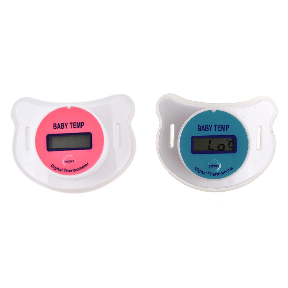 Vvcare KFT-21 LCD Baby Infant Nipple Pacifier Mouth Thermometer Portable Baby Celsius Thermometer Soother Soft Baby Kids Health Fever Care - MRSLM