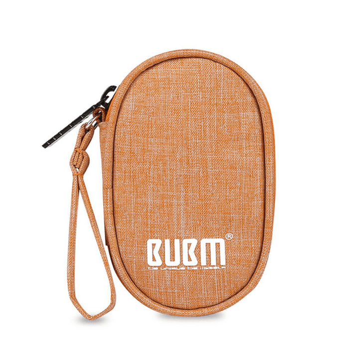 BUBM Travel Carrying Case for Small Electronics and Accessories Earphone Earbuds Cable Change Purse - MRSLM