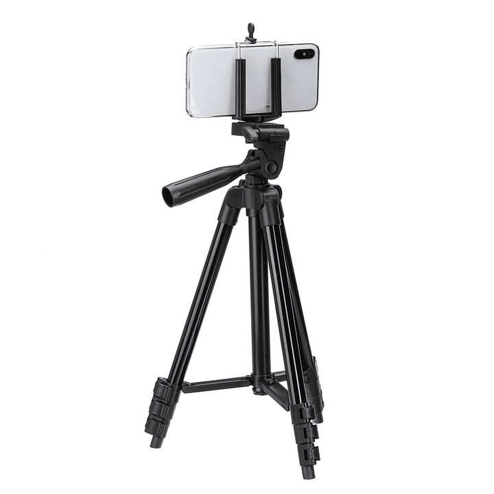 35-103Cm Extendable Adjustable Tripod Stand Phone Holder Camera Clip Camping Travel Photography Tripod - MRSLM