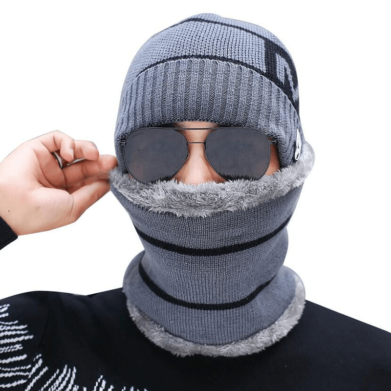 Fashion Simple Men'S Wool Knitted Hat - MRSLM