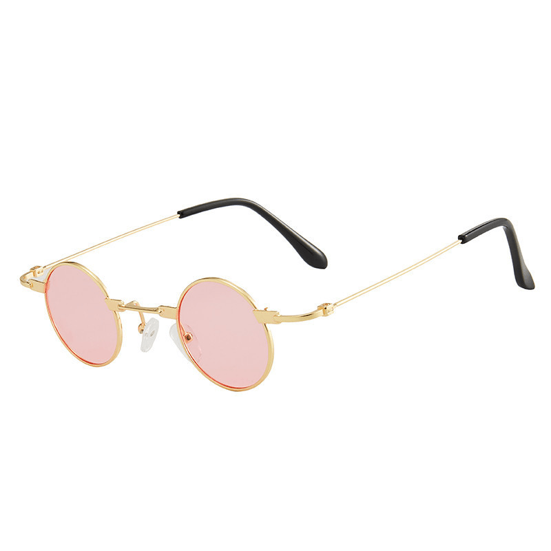 Retro Marine round Frame Sunglasses - MRSLM