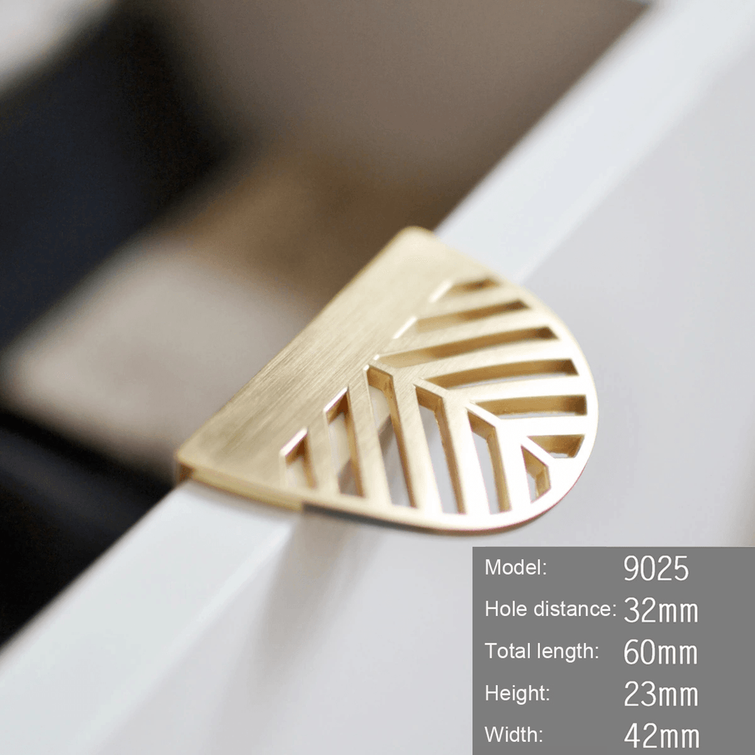 Modern Nordic Minimalist Pull-Hand Leaf Invisible Cabinet Wardrobe Furniture Drawer Handle Ins Wind Zinc Alloy - MRSLM