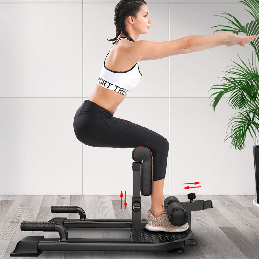 MIKING C-D25 Folding Squat Trainer Multifunction Sit up Exerciser Equipment Abdominal Muscle Artifact Buttocks Leg Training Indoor Home Gym Sport Fitness - MRSLM