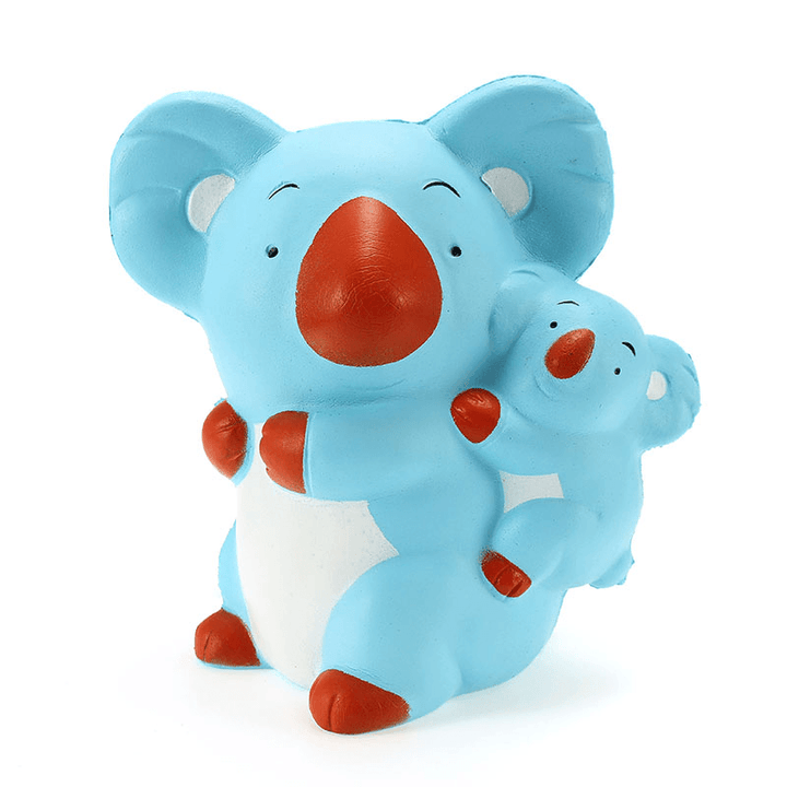 Leilei Squishy Koala Mom Baby 10Cm Slow Rising with Packaging Collection Gift Decor Soft Squeeze Toy - MRSLM