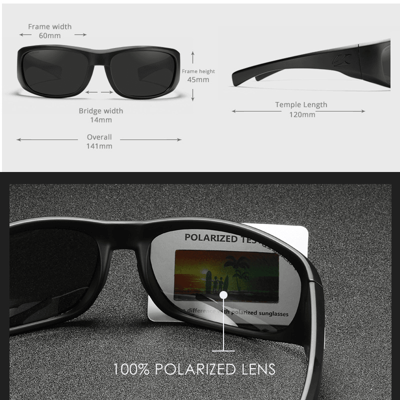 European and American Men'S Polarized Sunglasses Outdoor Leisure - MRSLM