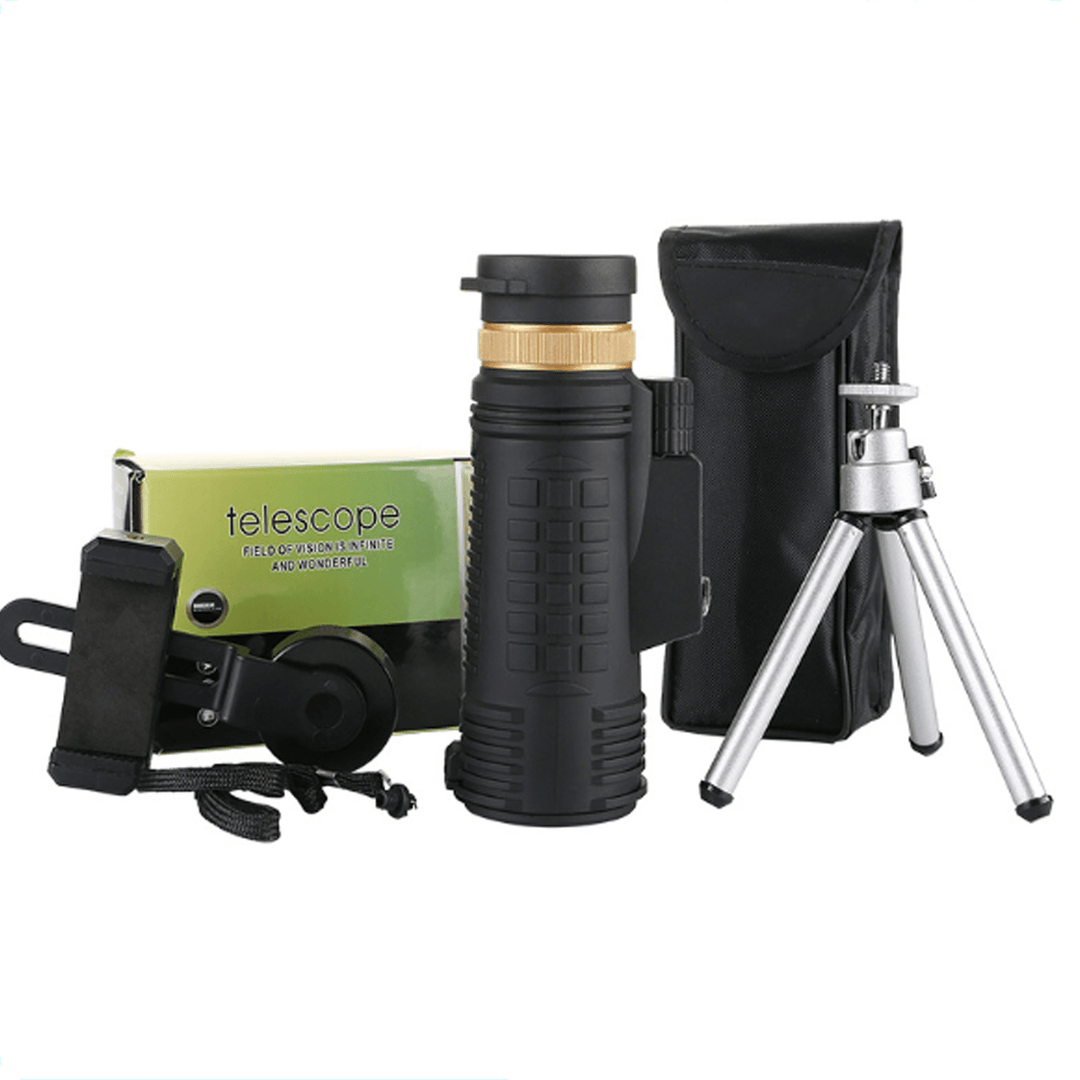 18X62 Outdoor Compass Monocular HD Optic Day Night Vision Phone Telescope Cmaping Travel - MRSLM