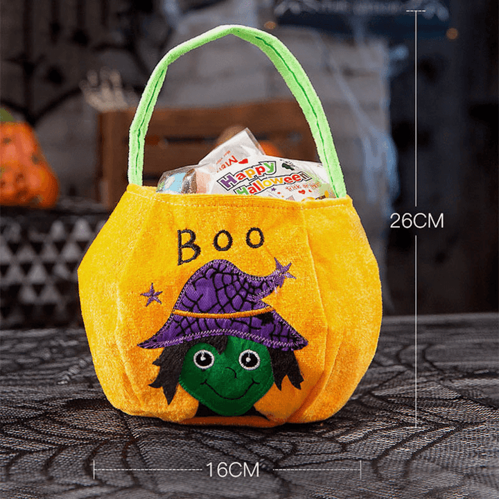 Children Halloween Style Pattern Casual Go Out Candy Sugar Carry Bag Handbag - MRSLM