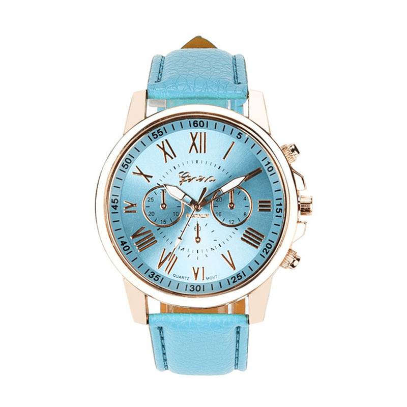 OTOKY JY9007 Fashion Women Watch Light Luxury Casual Leather Strap Quartz Watch - MRSLM