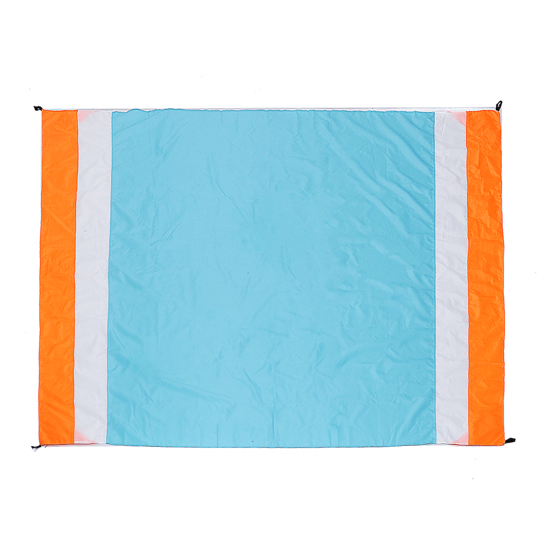 200X210Cm Beach Mat Sand Free Blanket Waterproof Picnic Pad Oversize Sunshade Canopy Outdoor Camping Travel - MRSLM