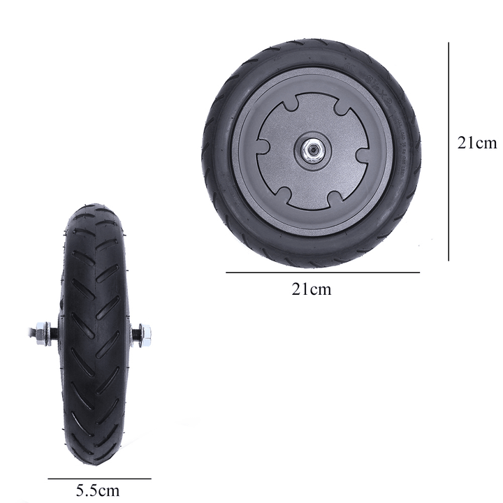 250W Motor 8.5In Explosion-Proof Scooter Wheel Tire Inflatable Tyre for Electric Scooter Replacement - MRSLM