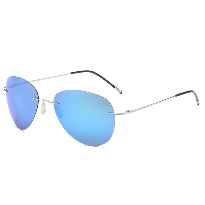 New Frameless Ultralight Polarized Titanium Polarized Sunglasses - MRSLM