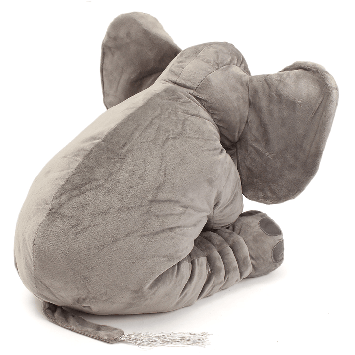 23.5" 60Cm Cute Jumbo Elephant Plush Doll Stuffed Animal Soft Kids Toy Gift - MRSLM