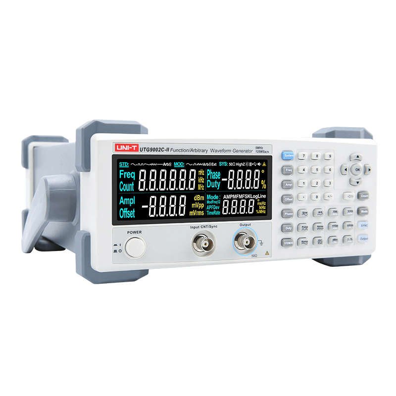 UNI-T UTG9002C-II Arbitrary Waveform Signal Generator Single Channel Signal Source Function Generator 0.2Hz-2Mhz Frequency Meter - MRSLM