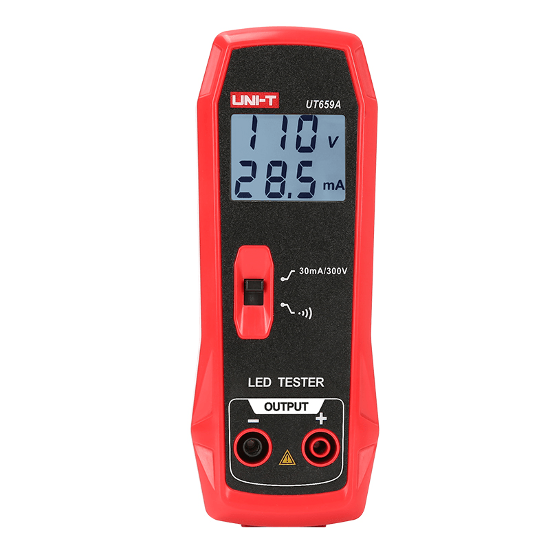 UNI-T UT659A LED Tester 85V-265V Power Intelligent Adjustment Voltage Current Continuity Test LCD Display Meter - MRSLM