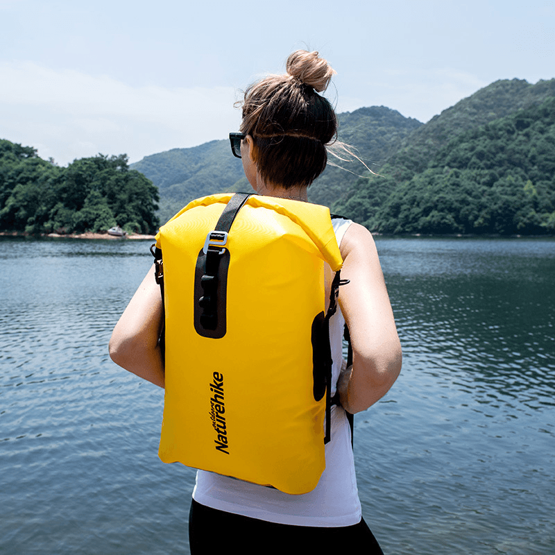 Naturehike NH19SB002 28L Outdoor Waterproof Bag Dry Wet Separation Removable Shoulder Pouch Camping Travel - MRSLM