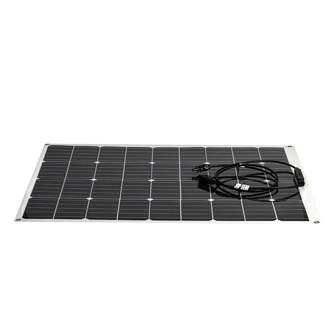 100W 18V Highly Flexible Monocrystalline Solar Panel Tile Mono Panel Waterproof - MRSLM