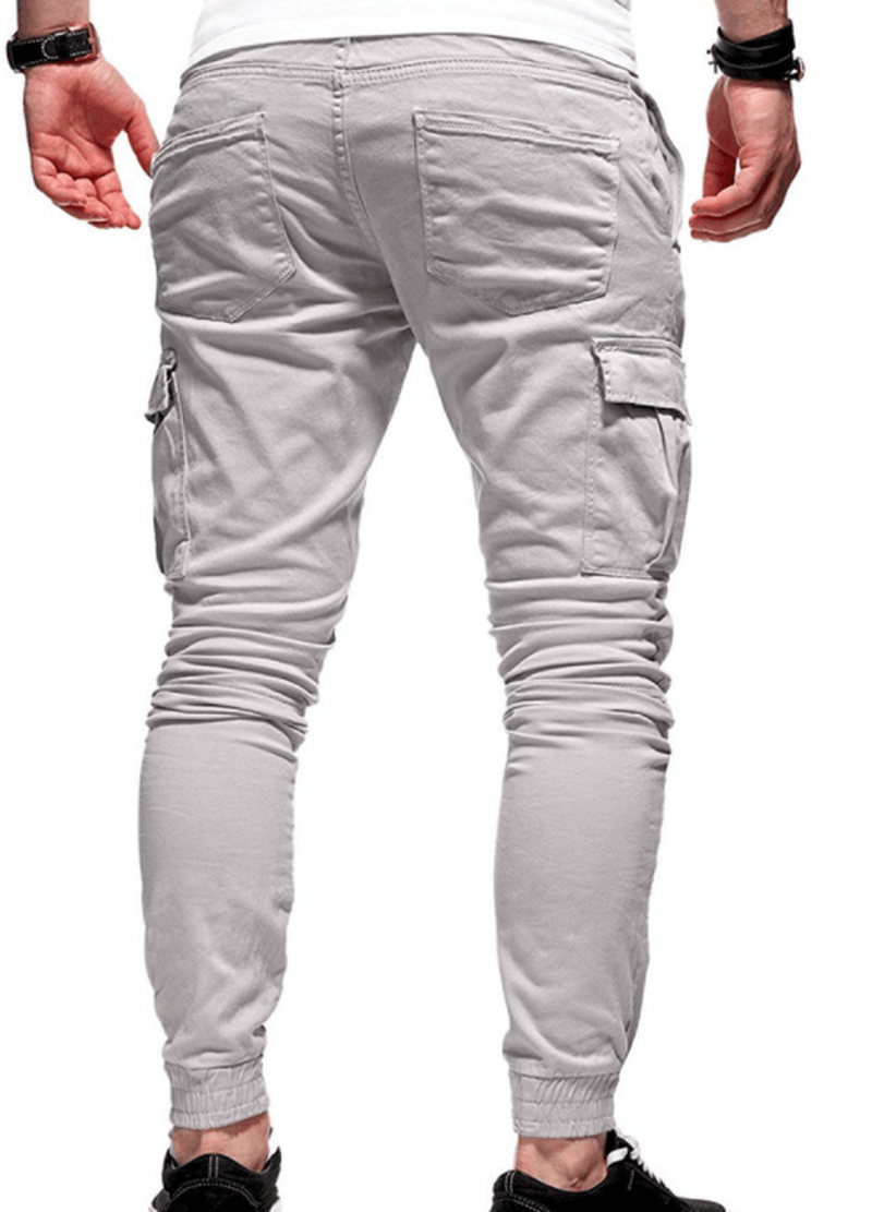 Muscle Brothers Sports Pants Men'S Overalls Casual Fitness Slim Elastic Feet - MRSLM