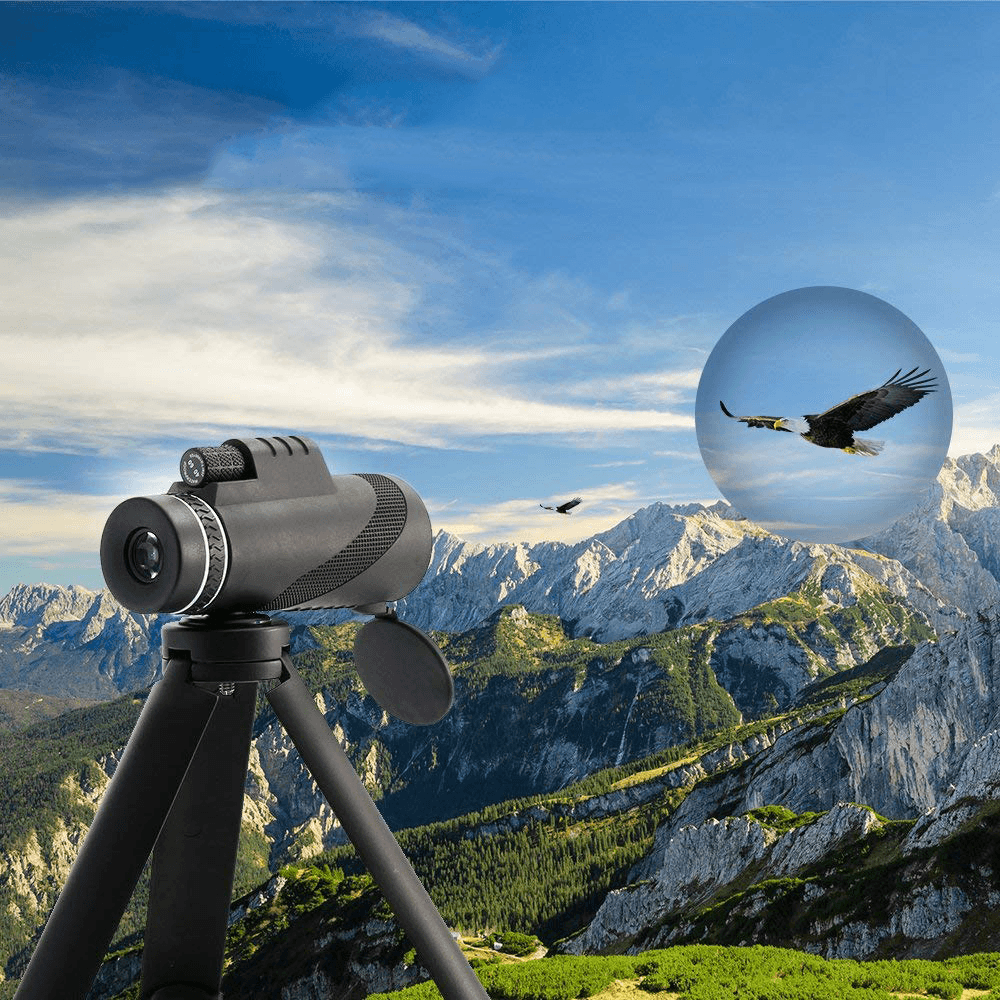 Ipree® MNV-L1 40X60 Dual Focus Optics Monocular HD Waterproof Telescope Day&Night Vision 500M/ 9500M - MRSLM