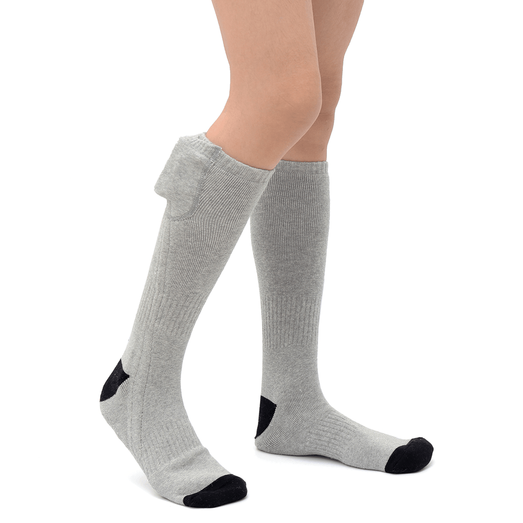 5V Thermal Cotton Heated Socks Men Women Battery Case Battery Operated Winter Foot Warmer Electric Socks Warming Socks - MRSLM