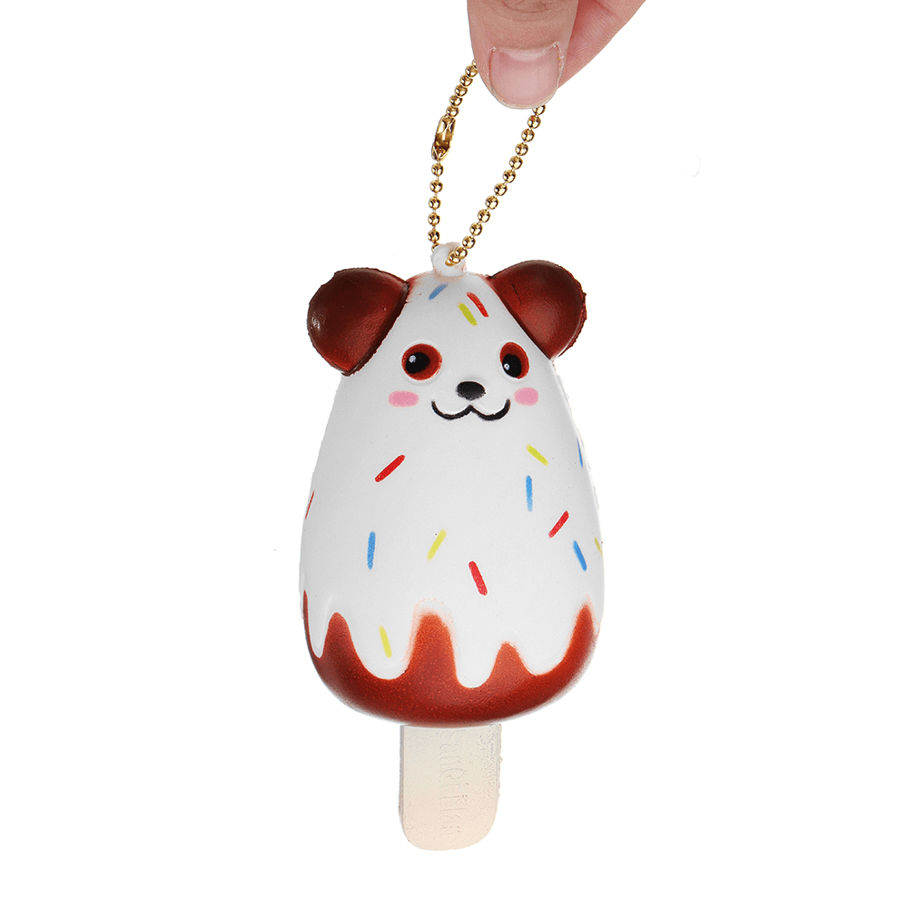 Sanqi Elan Bear Popsicle Ice-Lolly Squishy 12*5.5CM Licensed Slow Rising Soft Toy with Packaging - MRSLM