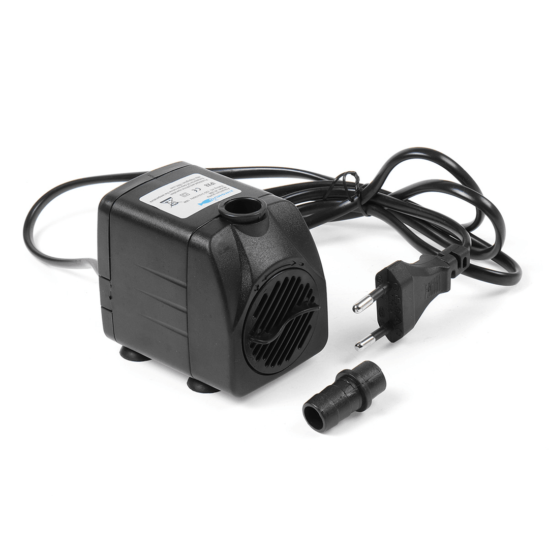 220V Mini Quiet Submersible Water Pump Aquarium Oxygen Pump Water Fish Tank LED Colorful Pump - MRSLM