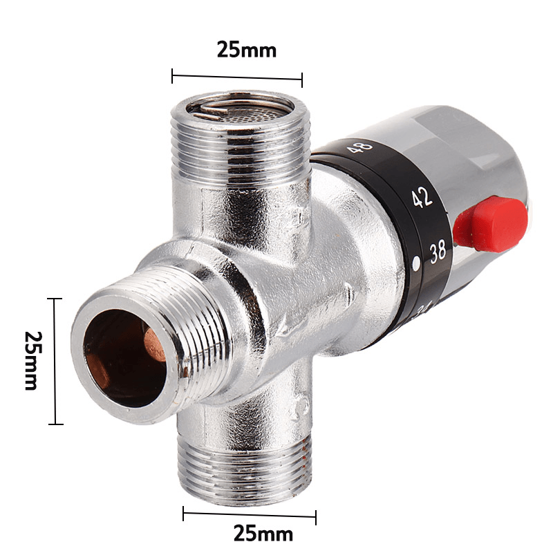 Pipe Thermostatic Valve Water Mixing Valve Solar Temperature Control Valve Water Heater Leading Pipe - MRSLM