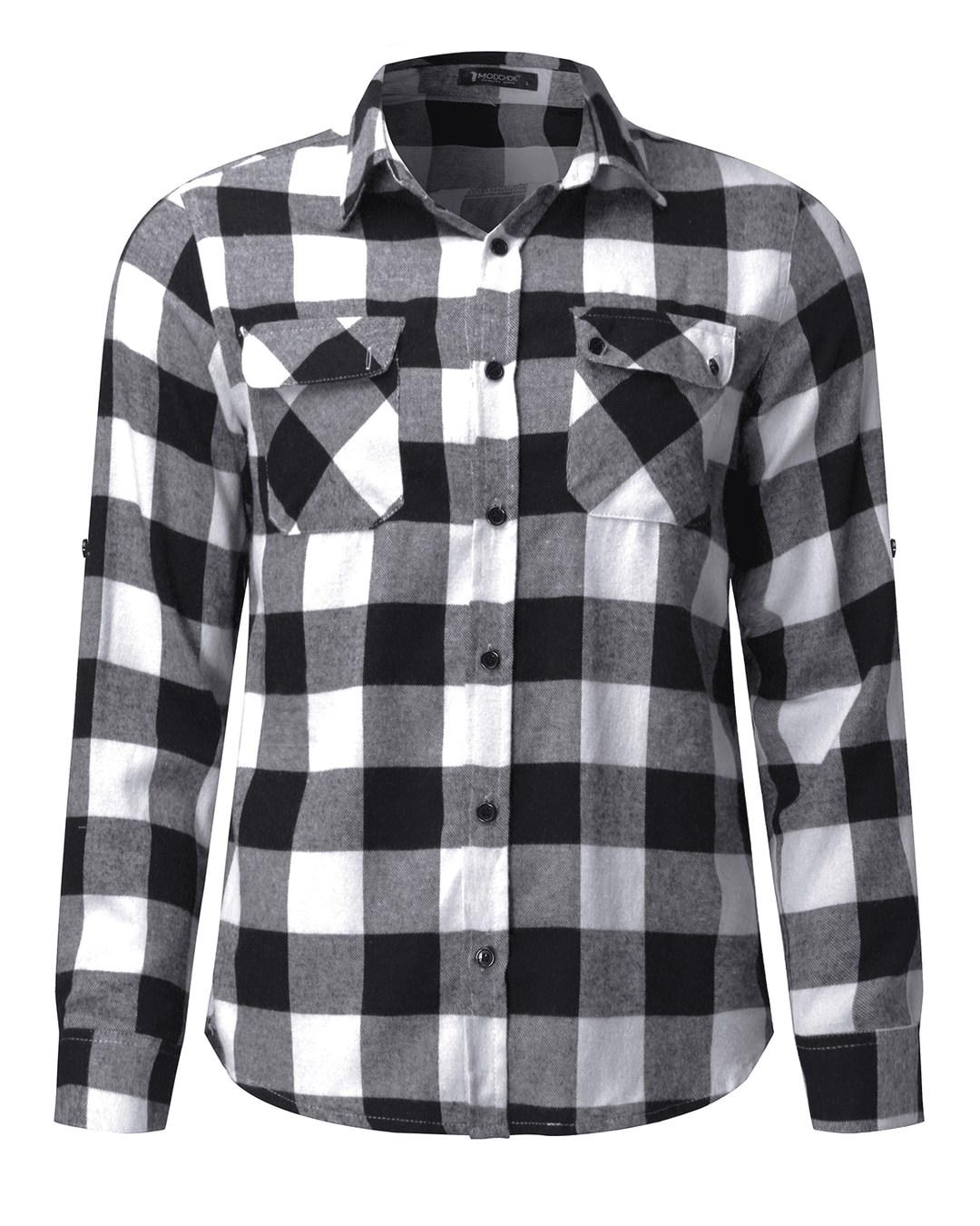 Mens Long Sleeve Plaid Fit Button Shirts - MRSLM