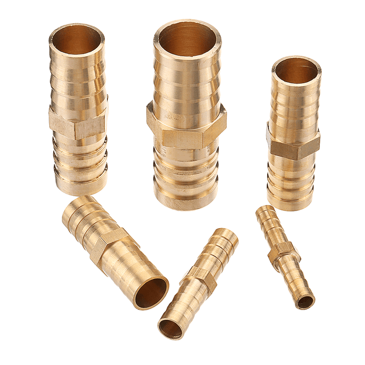 Pagoda Adapter Brass Barb Straight 2 Way Pipes Fitting 6-19Mm Pneumatic Component Hose Quick Coupler - MRSLM