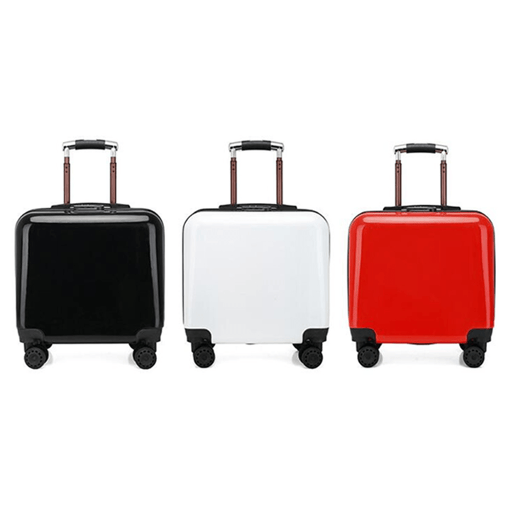 Hard Shell Cabin Size 18'' Suitcase Travel Luggage Spinner Bag Lightweight - MRSLM