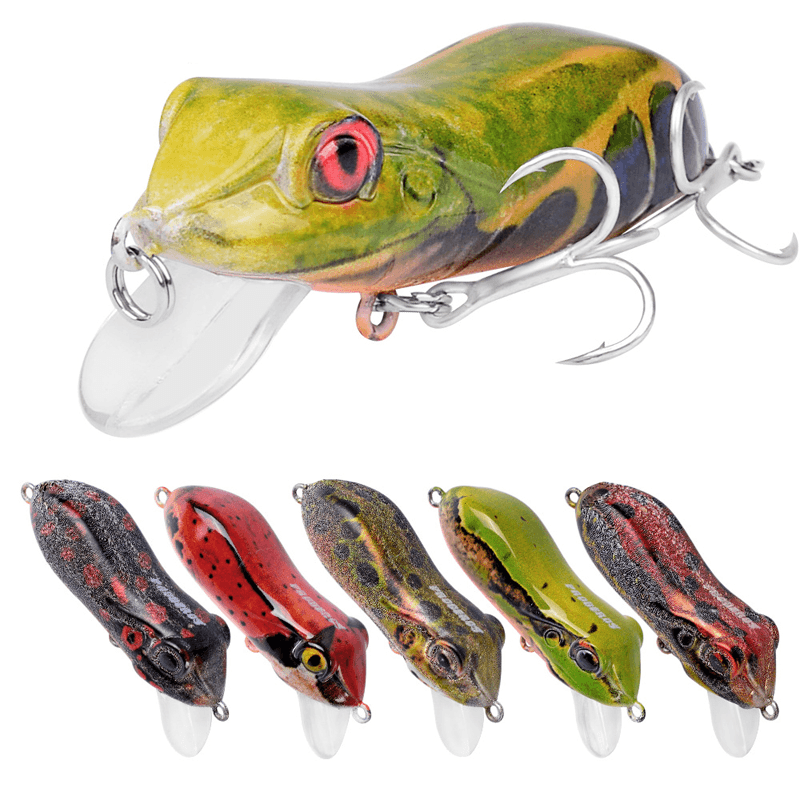 ZANLURE 1Pc 4Cm 9.5G Pencil Popper Fishing Lure Crankbait Wobblers Plastic Frog Artificial Bait - MRSLM