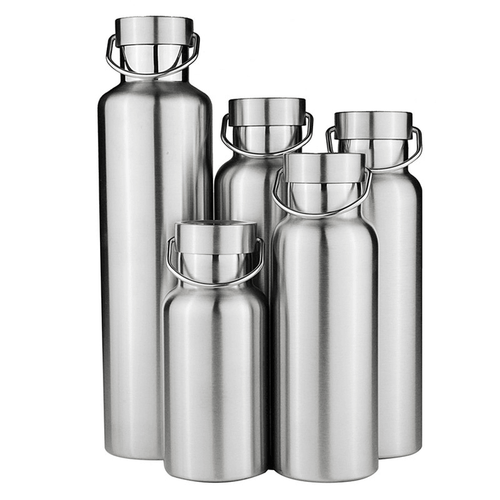 Stainless Steel Thermos Double Wall Vacuum Insulated Water Bottle Stainless Cap - MRSLM