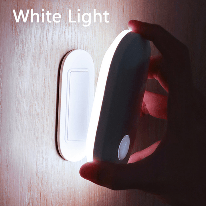 Baseus® PIR Motion Sensor Night Light Human Induction Backlight Magnetic LED Light Rechargeable Bedside Lamp Wall Lamp for Home - MRSLM